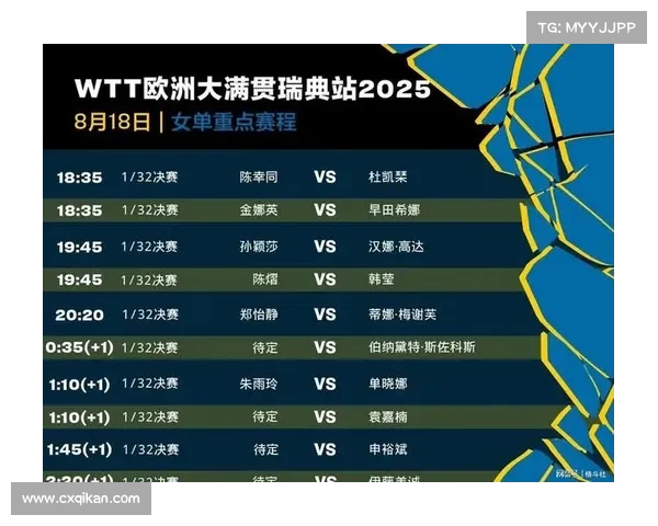 8月赛事时间表 8月赛事时间表